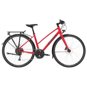 Image of Trek FX 2 Disc Equipped Stagger 2022 Hybrid Bike - Red