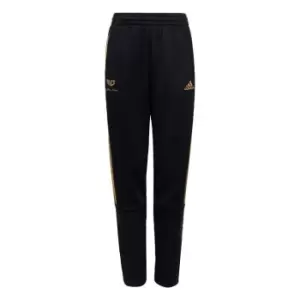 Image of adidas Salah Tapered Joggers Kids - Black / Gold Metal