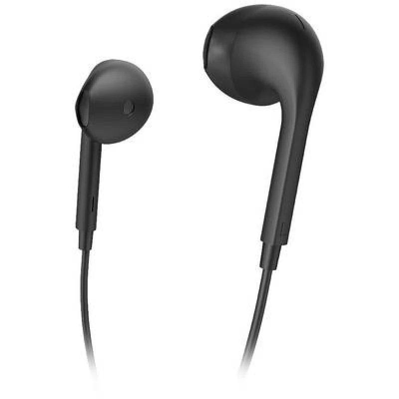 Image of Hama Hama Hi-Fi In-ear headphones Corded (1075100) Stereo Black Volume control 00184157
