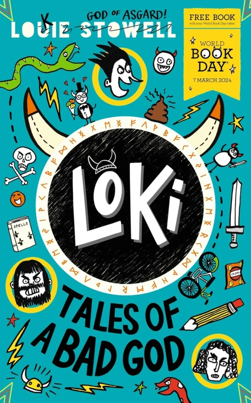 Image of Loki: Tales of a Bad God by Louie Stowell World Book Day 2024 Paperback Louie Stowell Books