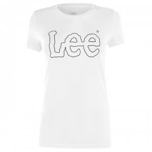Image of Lee Jeans Essential Logo T Shirt - EPMK - OFF