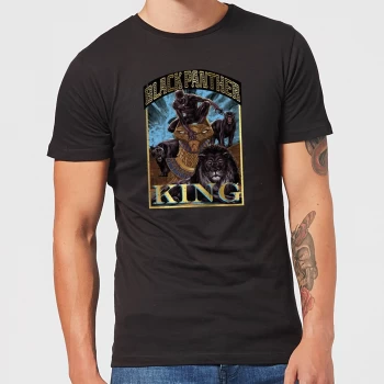 Image of Marvel Black Panther Homage Mens T-Shirt - Black - 5XL