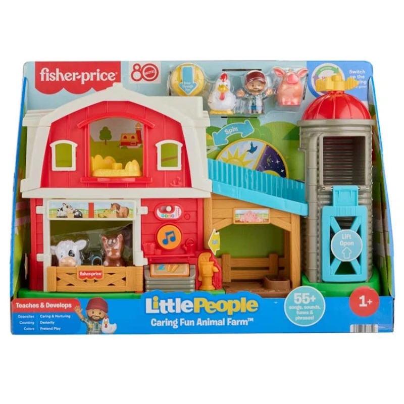 Image of AJ Toys & Books Fisher Price Little People Caring Fun Animal Farm