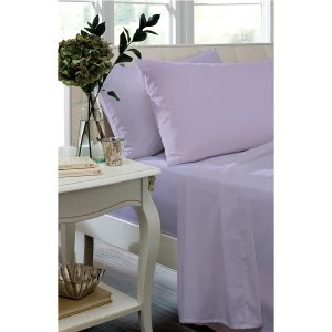 Image of Catherine Lansfield Lilac Non-Iron Fitted Sheet - King