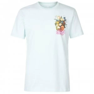 Image of Converse Flower T Shirt - Teal