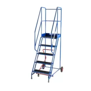 Image of T.B. Davies 5 Tread British Standard Mobile Safety Step - Anti-slip Tread