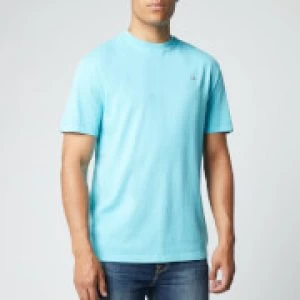Image of Tommy Jeans Mens Sunfaded Wash T-Shirt - Chlorine Blue - M