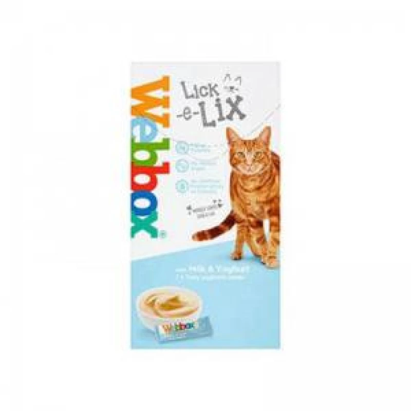 Image of Webbox Milk & Yoghurt Lick-E-lick Cream Sachets 108103087
