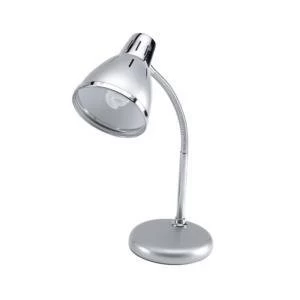 Image of Original Unilux Retro 12W Fluorescent Desk Lamp Silver