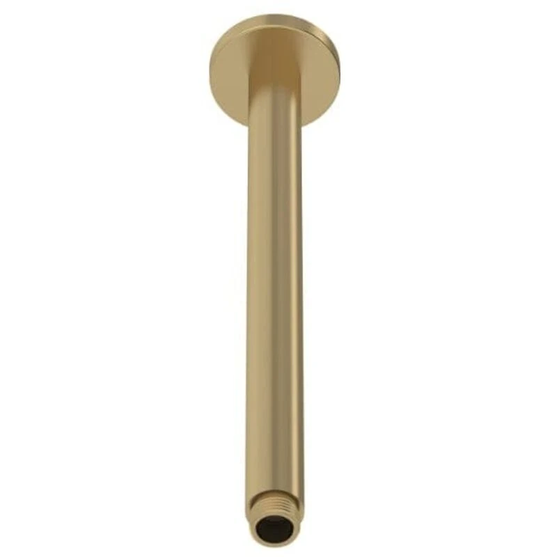 Image of NUIE Nuie - Arvan Round Ceiling Mounted Shower Arm 310mm Length - Brushed Brass ARM816