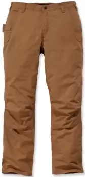 Image of Carhartt Full Swing Steel Double Front Pants, brown, Size 32, brown, Size 32