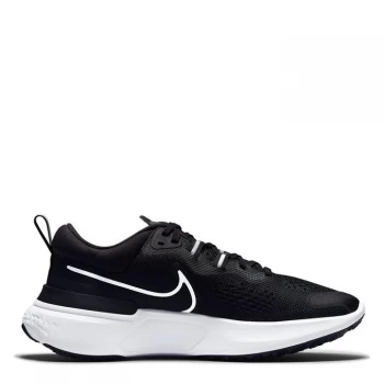 Image of Nike React Miler 2 Womens Running Shoe - Black/White