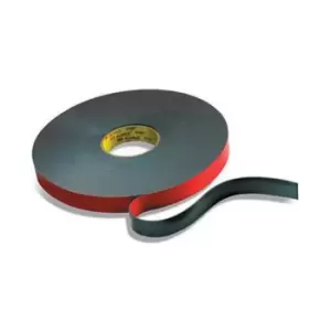 Image of 3M 80320 Black Acrylic Plus Tape 12mm x 20m