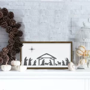 Image of YBS004 Multicolor Decorative Framed MDF Painting