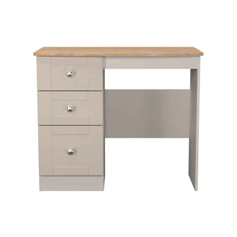 Image of Welcome Furniture Ready Assembled Sussex Vanity In Kashmir Ash & Bardolino Oak, Cream SUS031KABO