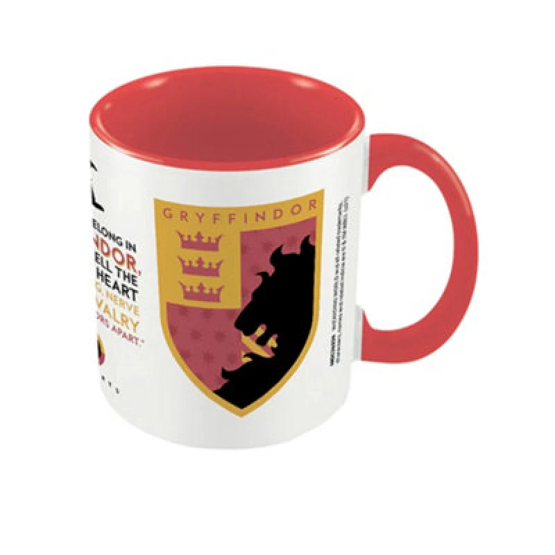 Image of Harry Potter Gryffindor House Pride Inner Two Tone Mug Dusty Pink unisex