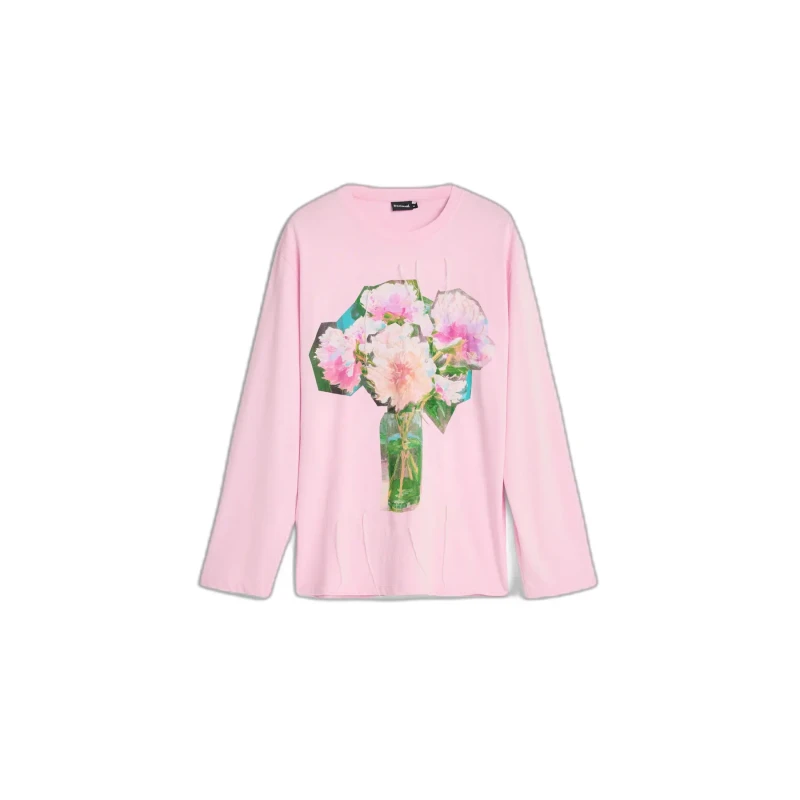 Image of Desigual Womens long sleeve T-Shirt Desigual Abroath Rose Female S