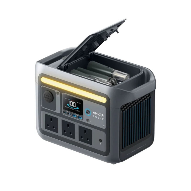 Image of ANKER SOLIX C800X 768 Wh Portable Power Station, Black 194644137731