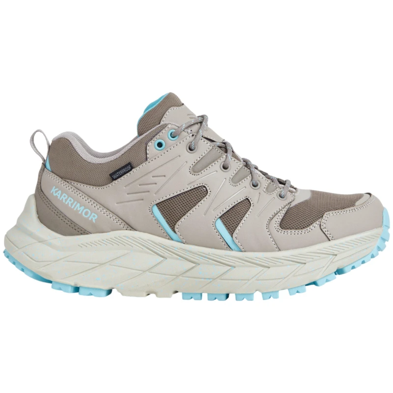 Image of Karrimor Womens Waterproof Hiking Shoes Taupe/Teal female 4 (37)
