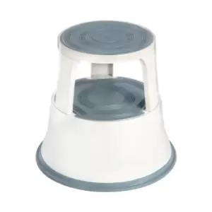 Image of Premier Housewares 2 Tier White Step Stool