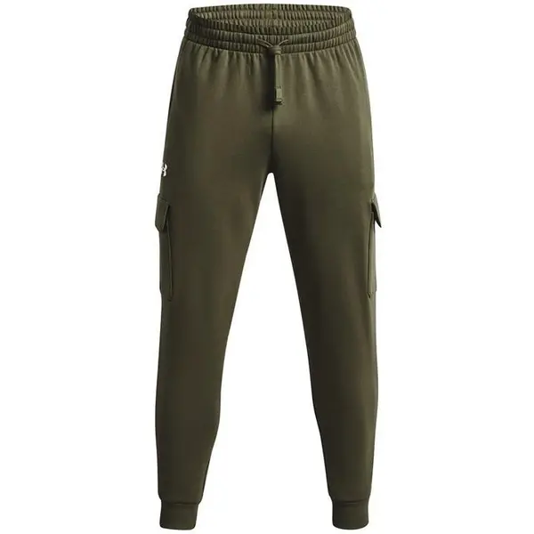 Image of Under Armour Rival Fleece Cargo Jogger - Green M