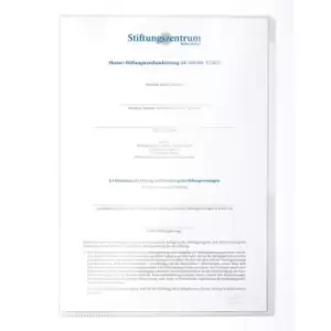 Image of Durable Transparent Punched Pocket A4 Crystal Clear, Pack of 50