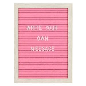 Image of Pink and White Cinema Letter Board