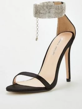 Image of Public Desire Glamorous Heeled Sandal - Black