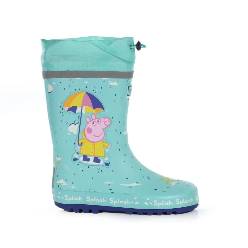 Image of Regatta Unisex Kids Splash Wellies ArubaBluRain unisex C12 (30.5)