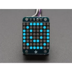 Image of Adafruit 959 Mini 0.7" 8x8 LED Matrix with I2C Backpack Blue