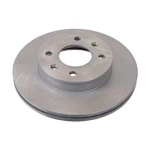 Image of Pair of Brake Discs 31766 by Febi Bilstein Front Axle