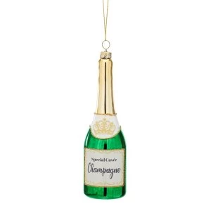 Image of Sass & Belle Luxe Champagne Bottle Shaped Bauble