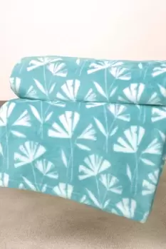 Image of 'Alma' Floral Print Throw