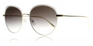 Image of Jimmy Choo Ello/S Sunglasses White Gold ONR 56mm