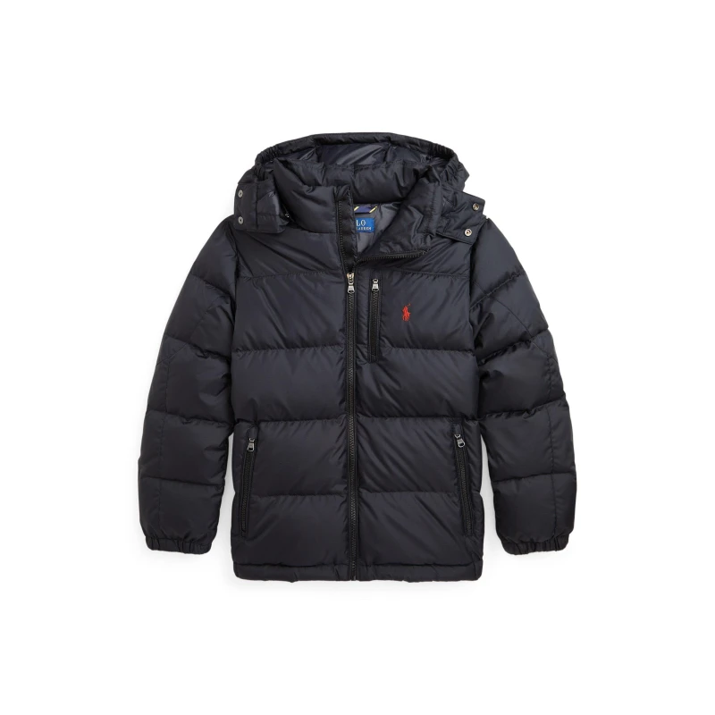 Image of Polo Ralph Lauren Kids Insulated Medium Puffer Jacket Polo Black male 7Y/S