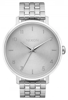 Image of Nixon Arrow All Silver Stainless Steel Bracelet Silver Watch