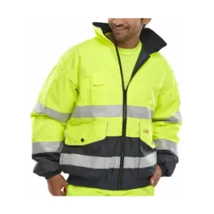 Image of Europa bomber jkt sy/nav 6XL - Saturn Yellow / Navy - Saturn Yellow / Navy - Beeswift