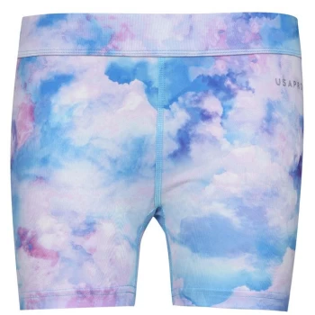 Image of USA Pro 3" Training Shorts Junior Girls - Multi