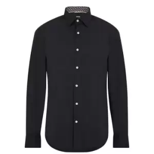Image of Boss Plain Shirt Mens - Black