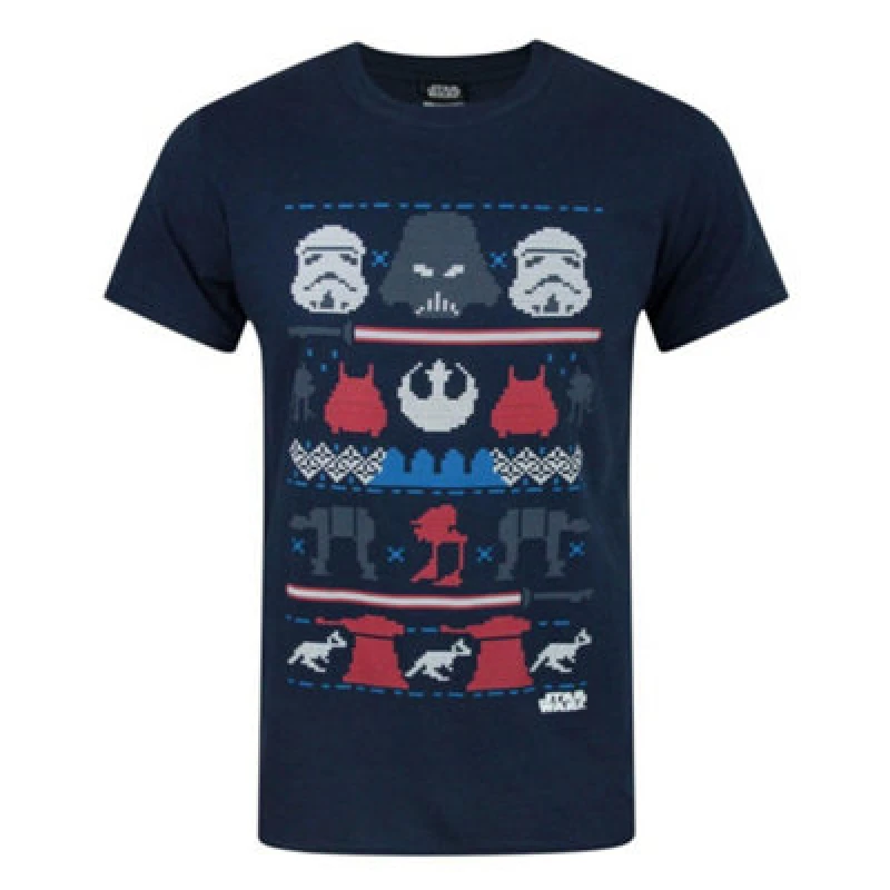 Image of (Small) Star Wars Short Sleeved T-Shirt (Mens Blue)