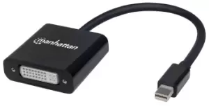 Image of Manhattan Mini DisplayPort 1.2a to DVI-I Dual-Link Adapter Cable,...