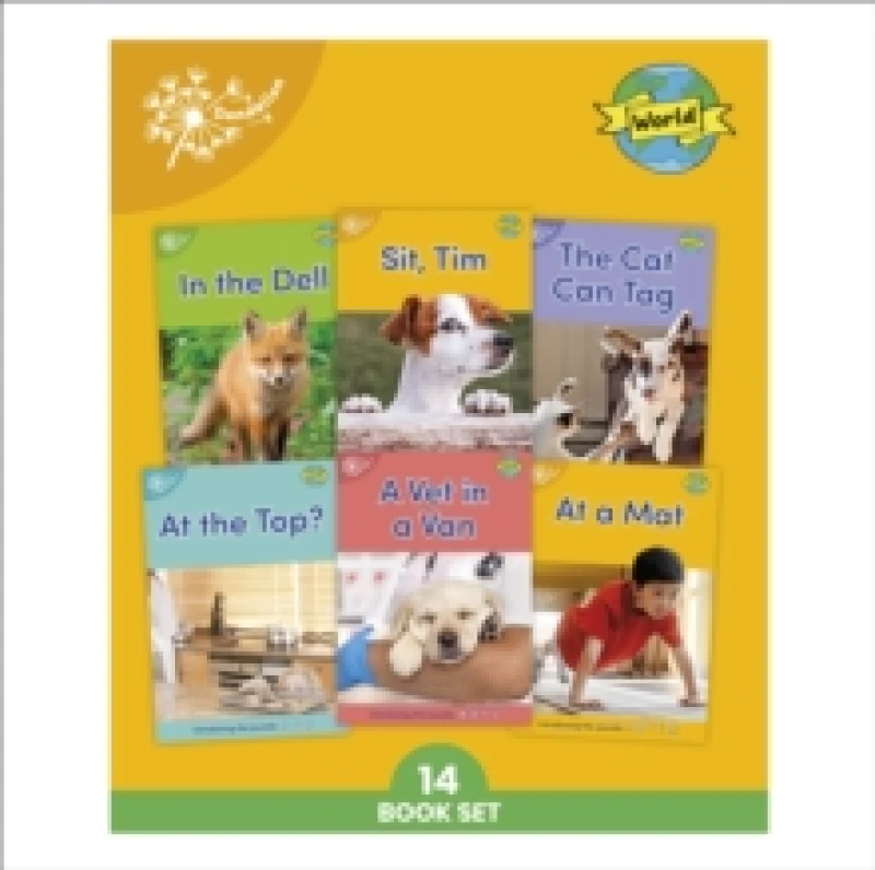 Image of Phonic Books Dandelion World Stages 1-7 : Sounds of the alphabet Multiple-component retail product, slip-cased