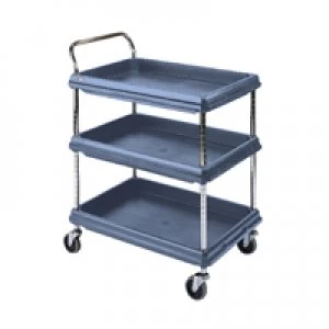 Image of Slingsby 3 Tier Blue H1041xW832xD546mm Deep Ledge Trolley 322445