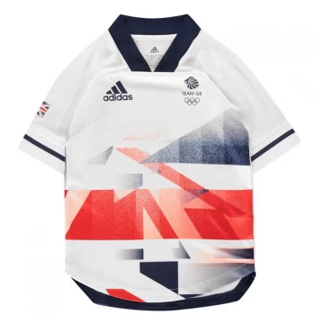 Image of adidas Great Britain Football Jersey Juniors - White