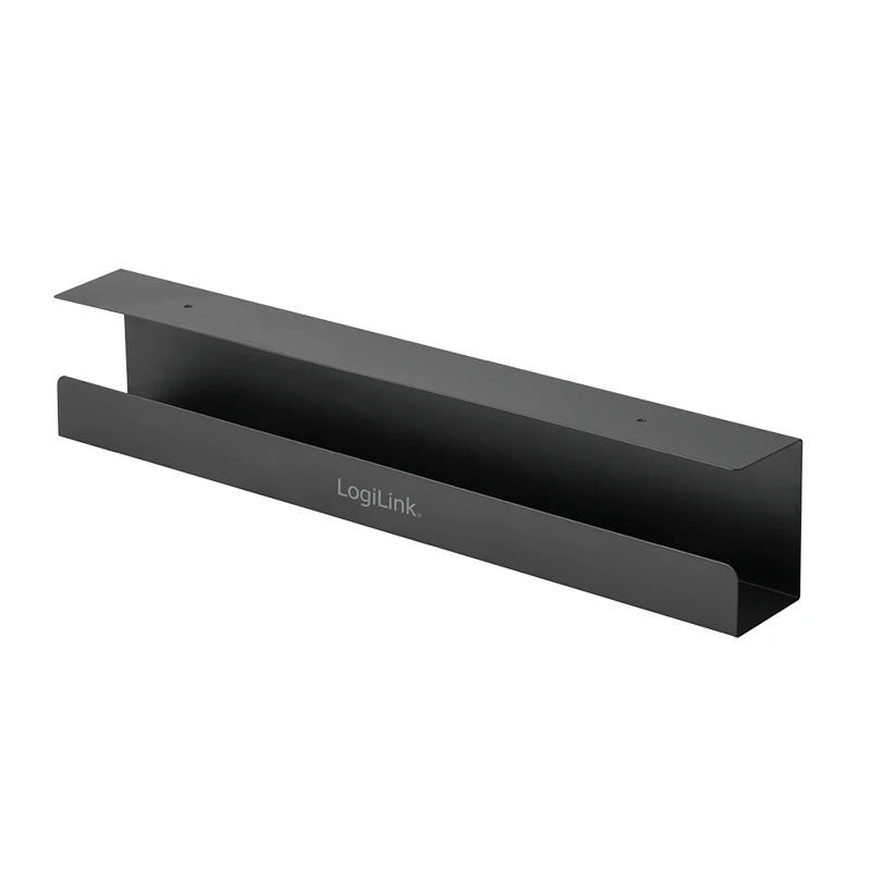 Image of LogiLink KAB0070 cable organizer Desk Cable tray Black