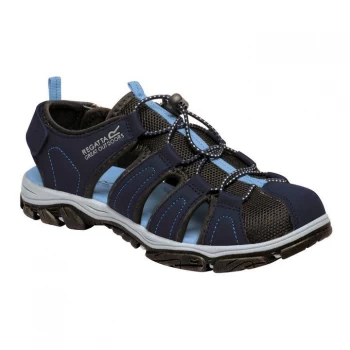 Image of Regatta Lady Westshore Closed Toe Sandals - Navy/Blueski