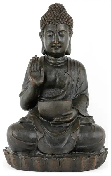 Image of Streetwize Garden Streetwize Garden Meditating Buddha Solar Water Feature