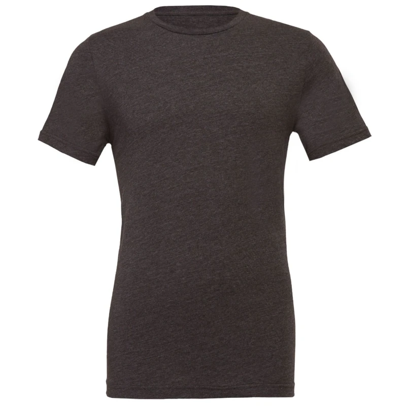 Image of Bella + Canvas Mens T-Shirt in Dark Grey Size: XS Dark Grey Male XS