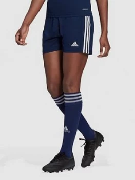 Image of Adidas Womens Squad 21 Shorts - Navy