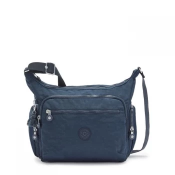 Image of Kipling Gabbie Medium Blue Shoulder Bag